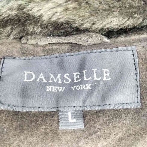 DAMSELLE NEW YORK ファー ムートン コート レディース import:L