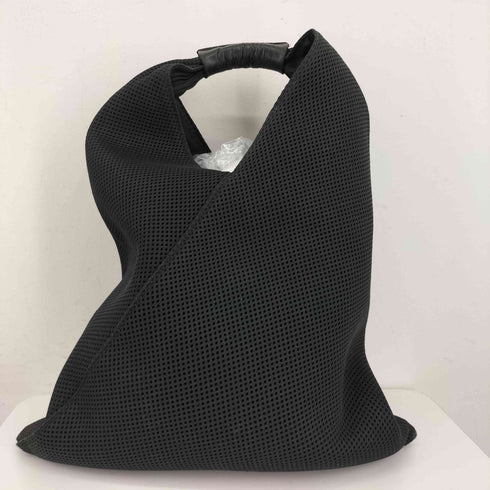 エムエムシックスメゾンマルジェラ MM6 Maison Margiela メッシュ レザーハンドル ジャパニーズ クラシック スモール ハンドバッグ レディース