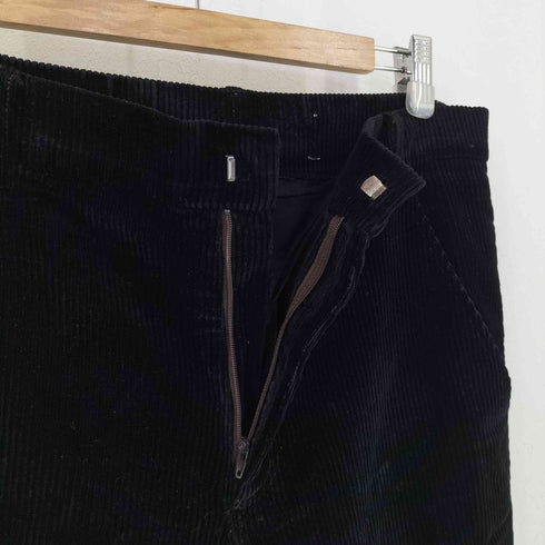 MADE IN UK ノータック シューカット ベルベットコーデュロイスラックス メンズ