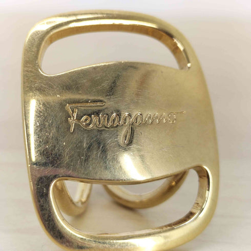 サルヴァトーレフェラガモ Salvatore Ferragamo スカーフリング レディース 10号