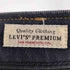 リーバイス Levis PREMIUM 505 ジッパーフライブラックデニムパンツ メンズ W34L32