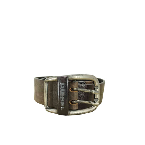 ディーゼル DIESEL ハトメロゴレザーベルト メンズ 85