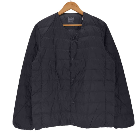 ムジ MUJI 2023AW 軽量ダウン(帯電防止裏地)ノーカラージャケット メンズ JPN:L