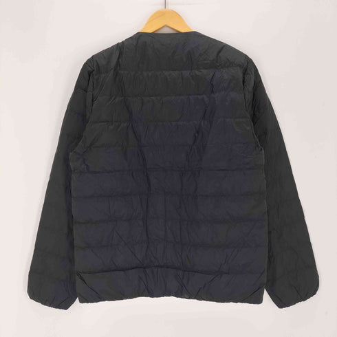 ムジ MUJI 2023AW 軽量ダウン(帯電防止裏地)ノーカラージャケット メンズ JPN:L