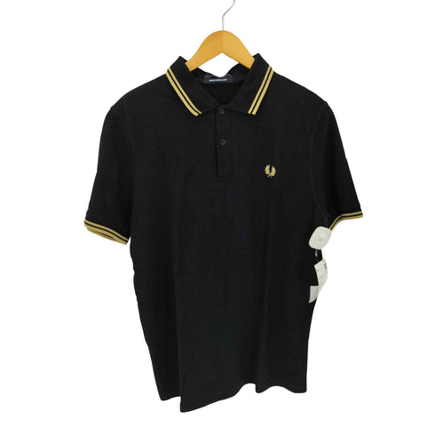 フレッドペリー FRED PERRY 英国製 金刺繍 鹿の子 S/S ポロシャツ メンズ UK:44