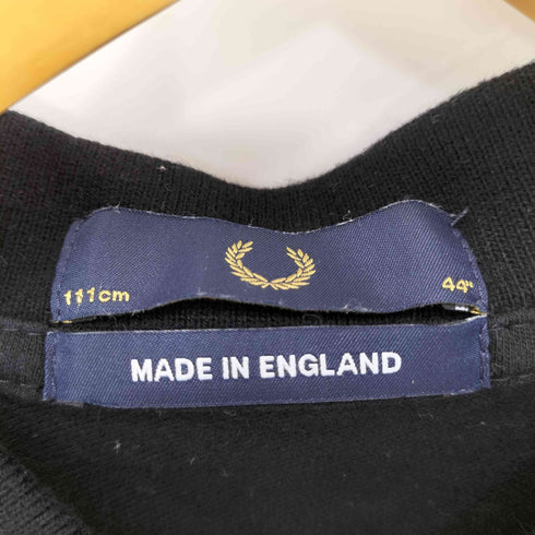 フレッドペリー FRED PERRY 英国製 金刺繍 鹿の子 S/S ポロシャツ メンズ UK:44