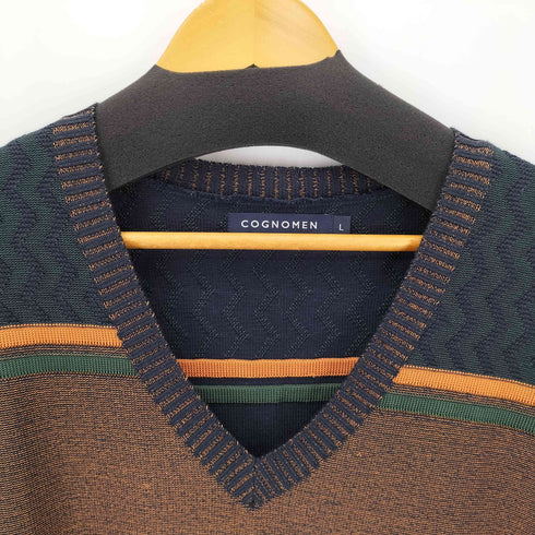 COGNOMEN 23SS THREE-TONE KNIT VEST メンズ JPN:L