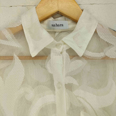 サハラ sahara Lace Long Shirt Dress レディース