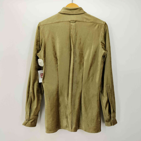 ポールスミス Paul Smith パイル地 ボタンダウン L/S シャツ レディース import:M