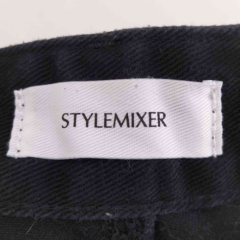 スタイルミキサー STYLEMIXER センタープレスカラーデニム レディース JPN:M