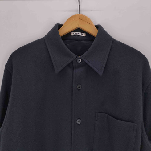 オーラリー AURALEE BRUSHED SUPER FINE WOOL FLANNEL SHIRT メンズ JPN:3