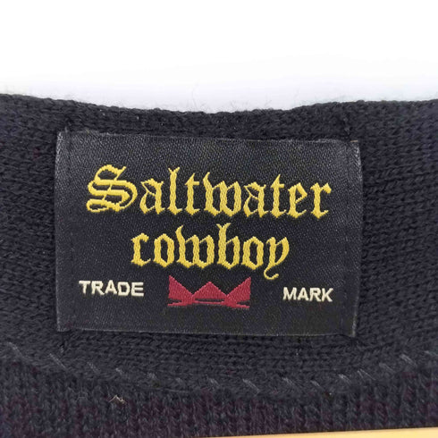 ソルトウォーターカウボーイ SALTWATER COWBOY フレイムパターンカーディガン メンズ LL