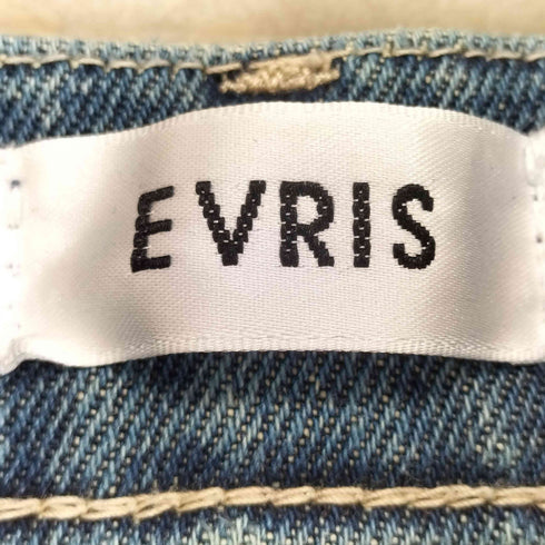 エヴリス EVRIS デザインスリットフレアデニムパンツ レディース JPN:M