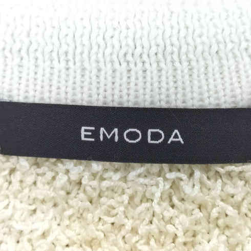 エモダ EMODA 襟付きフリンジヤーンタンクトップ レディース FREE