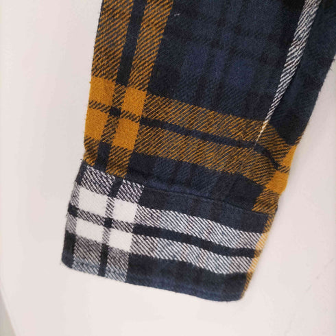 プルアンドベア PULL&BEAR REGULAR FIT タータンチェックネルシャツ メンズ XL