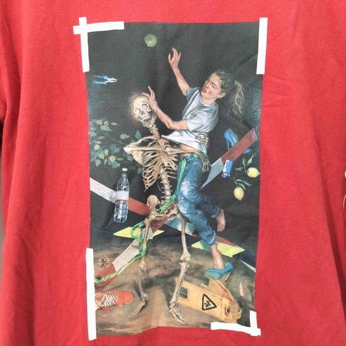 オフホワイト OFF-WHITE 20AW 両面プリント L/S Tシャツ メンズ import:M