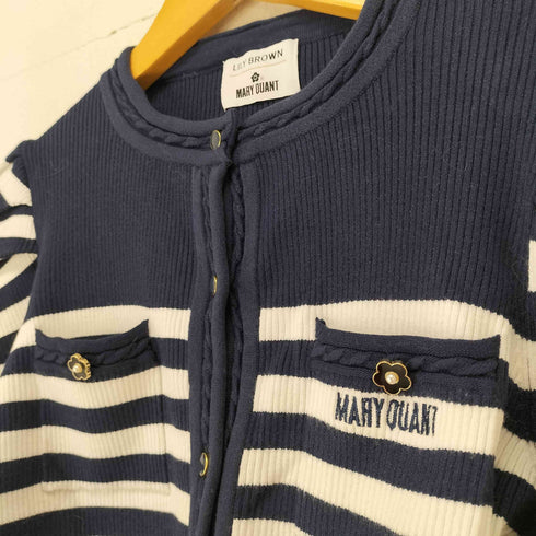 リリーブラウン Lily Brown クロップドニットカーディガン レディース ONE SIZE