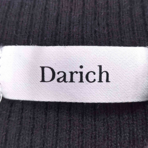 ダーリッチ Darich カットアウトパールリブニットトップス レディース FREE
