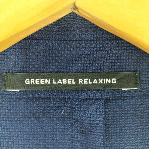 ユナイテッドアローズグリーンレーベルリラクシング UNITED ARROWS green label relaxing ヴィターレ バルベリス CANONICO メッシュ 2ボタン ジャケット メンズ JPN:50