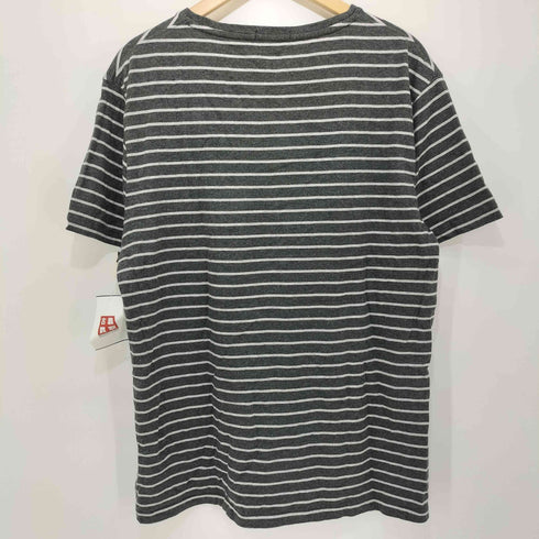 ポロラルフローレン POLO RALPH LAUREN ポニー刺繍 ボーダー柄 UネックTシャツ メンズ LG