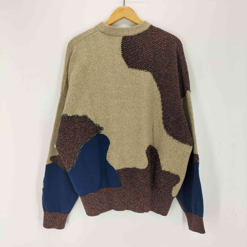 ザラ ZARA アブストラクト ジャカード セーター メンズ import:M