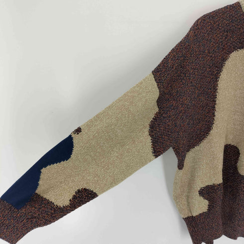 ザラ ZARA アブストラクト ジャカード セーター メンズ import:M