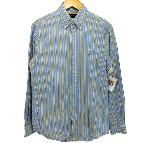 ポロラルフローレン POLO RALPH LAUREN CLASSIC FIT ストライプ オックスフォード シャツ メンズ import:S