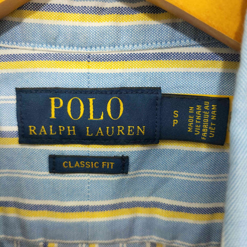 ポロラルフローレン POLO RALPH LAUREN CLASSIC FIT ストライプ オックスフォード シャツ メンズ import:S