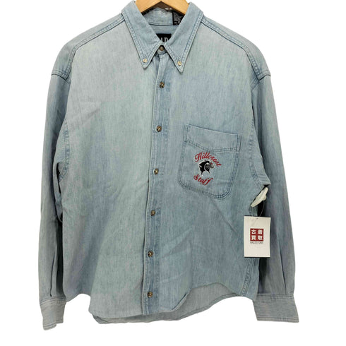 ギャップ Gap USA製 OLD GAP Hillcrest Staff デニムシャツ メンズ import:M