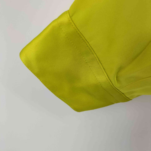 ザラ ZARA ドレープL/Sサテンドレスシャツ レディース JPN:L