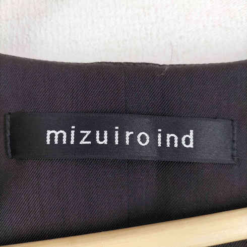 ミズイロインド mizuiro ind T/W ツイルVネックベスト レディース