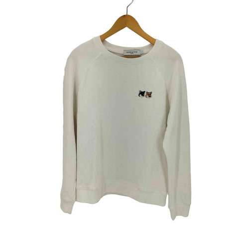 メゾンキツネ MAISON KITSUNE ダブルフォックスヘッドクラシックスウェットシャツ メンズ JPN:L