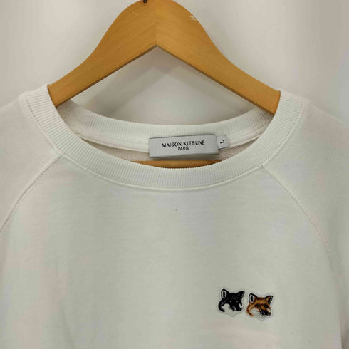 メゾンキツネ MAISON KITSUNE ダブルフォックスヘッドクラシックスウェットシャツ メンズ JPN:L