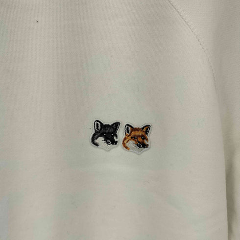 メゾンキツネ MAISON KITSUNE ダブルフォックスヘッドクラシックスウェットシャツ メンズ JPN:L