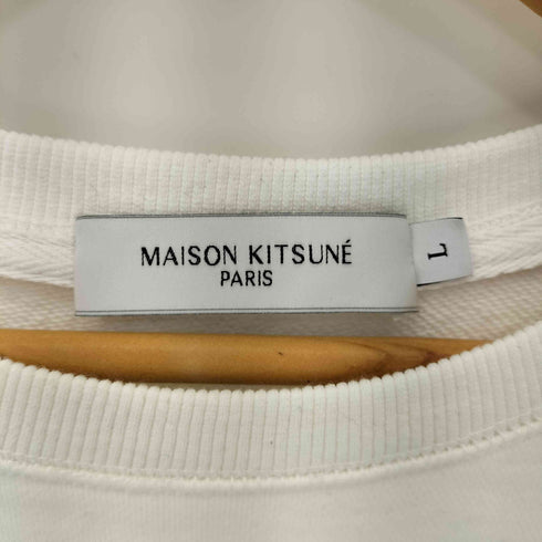 メゾンキツネ MAISON KITSUNE ダブルフォックスヘッドクラシックスウェットシャツ メンズ JPN:L