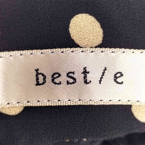 best/e Y's for men produce レーヨン100 ホルターネック ベルト付き ドット 巻きスカートワンピース レディース