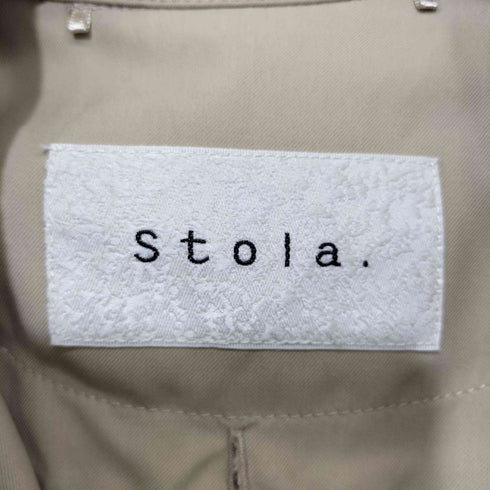 ストラ Stola. キルティングライナー付ロングステンカラーコート レディース 40