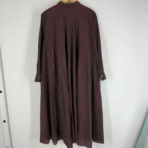 ミズイロインド mizuiro ind フレアロングシャツワンピース レディース