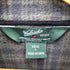 ウールリッチ WOOLRICH 00S 三角タグ ロゴ刺繍 チェック フリースベスト メンズ import:L