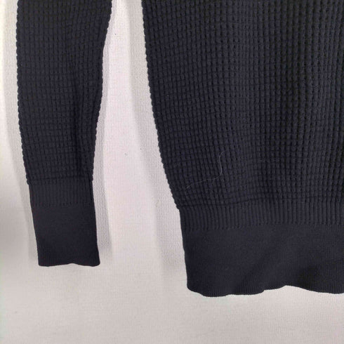 マオメイド mao made ゆるっ ふわっ ワッフル編み タートルネック プルオーバー レディース