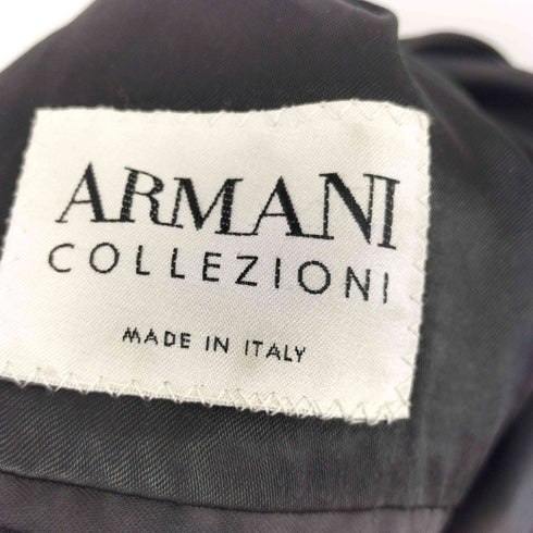 アルマーニコレツィオーニ ARMANI COLLEZIONI ウール100% バルマカンコート メンズ