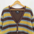 ステューシー Stussy Horizontal Stripe Cardigan メンズ JPN:L