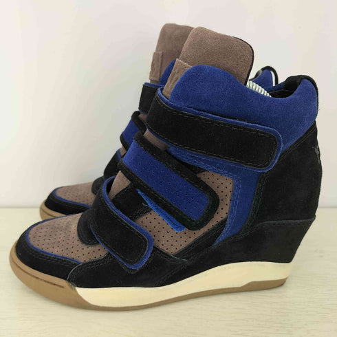 アッシュ ASH ベルクロ スエード ハイカットスニーカー レディース EUR:37