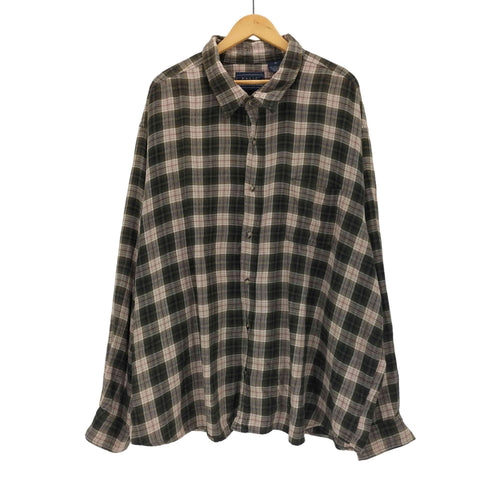 ベーシックエディションズ BASIC EDITIONS 90s コットンネルシャツ メンズ 4X