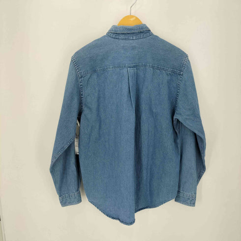 ランズエンド LANDS END 90S~00S コットン L/S BDデニムシャツ メンズ JPN:M