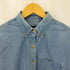 ランズエンド LANDS END 90S~00S コットン L/S BDデニムシャツ メンズ JPN:M