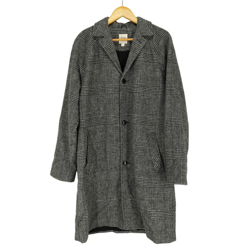 ギャップ Gap 千鳥格子柄ウールチェスターコート メンズ JPN:M