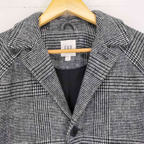 ギャップ Gap 千鳥格子柄ウールチェスターコート メンズ JPN:M