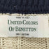 ユナイテッドカラーズオブベネトン UNITED COLORS OF BENETTON MADE IN ITALY コットンチルデンニット メンズ