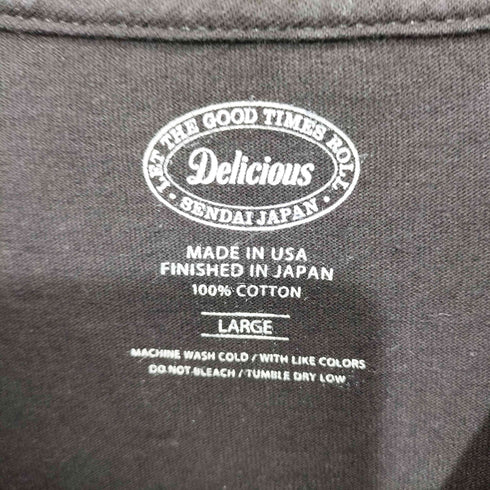 Delicious SENDAI CITY 長袖クルーネックTシャツ メンズ L